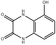 2,3-Quinoxalinedione,  1,4-dihydro-5-hydroxy- Struktur