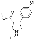 4-(4-CHLOROPHENYL)PYRROLIDINE-3-METHYLCARBOXYLATE HYDROCHLORIDE price.