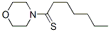 Morpholine,  4-(1-thioxoheptyl)-  (9CI) Struktur
