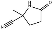 5-Cyano-5-methyl-2-pyrrolidone Struktur