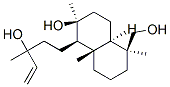 1-Naphthalenepropanol, alpha-ethenyldecahydro-2-hydroxy-5-(hydroxymeth yl)-alpha,2,5,8a-tetramethyl-, (1R-(1alpha(R*),2beta,4abeta,5beta,8aal pha))- Struktur