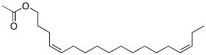 (4Z,15Z)-4,15-Octadecadienyl acetate Struktur