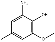 Phenol,  2-amino-6-methoxy-4-methyl- Struktur