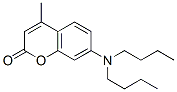 7-Dibutylamino-4-methyl coumarin Struktur