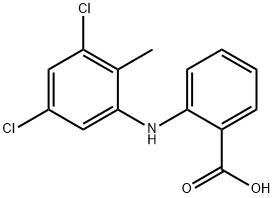 Benzoic  acid,  2-[(3,5-dichloro-2-methylphenyl)amino]- Struktur