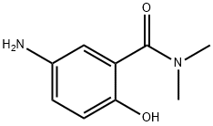 5-amino-2-hydroxy-N,N-dimethylbenzamide(SALTDATA: FREE) Struktur