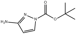 tert-butyl 3-aminopyrazole-l- carboxylate Structure