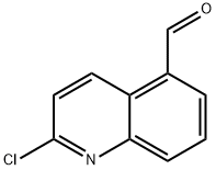 2-chloroquinoline-5-carbaldehyde Struktur