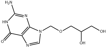 Ganciclovir Related Compound A ((RS)-2-Amino-9-(2,3-dihydroxy-propoxymethyl)-1,9-dihydro-purin-6-one)