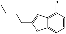 2-BUTYL-4-CHLOROBENZOFURAN Struktur