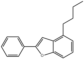 4-BUTYL-2-PHENYLBENZOFURAN Struktur