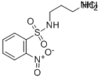 N-(2-NITROBENZENESULFONYL)-1,3-DIAMINOPROPANE HYDROCHLORIDE Struktur