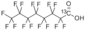 PERFLUORO-N-OCTANOIC ACID-1-13C Struktur