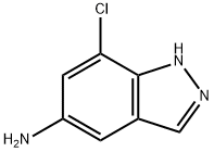 5-AMINO-7-CHLORO-1H-INDAZOLE Struktur