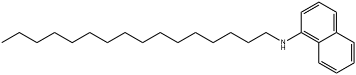 N-naphthalen-1-ylhexadecan-1-amine Struktur