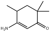 2-Cyclohexen-1-one,  3-amino-4,6,6-trimethyl- Struktur