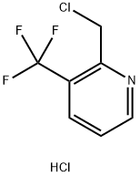 2-(chloroMethyl)-3-(trifluoroMethyl)pyridine hydrochloride Struktur