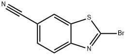 2-bromobenzo[d]thiazole-6-carbonitrile Struktur