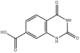 2,4-dihydroxyquinazoline-7-carboxylic acid
 Struktur