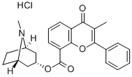 3-Tropinyl 3-methylflavone-8-carboxylate hydrochloride Struktur