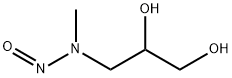 N-nitrosomethyl-2,3-dihydroxypropylamine Struktur