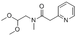 N-(2,2-DIMETHOXY-ETHYL)-N-METHYL-2-PYRIDIN-2-YL-ACETAMIDE Struktur