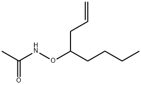 Acetamide,  N-[[1-(2-propenyl)pentyl]oxy]-  (9CI) Struktur