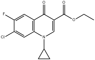 7-CHLORO-1-CYCLOPROPYL-6-FLUORO-4-OXO-1,4-DIHYDRO-QUINOLINE-3-CARBOXYLIC ACID ETHYL ESTER