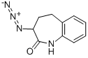 3-AZIDO-1,3,4,5-TETRAHYDRO-2H-1-BENZAZEPIN-2-ONE Struktur