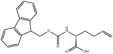 (R)-N-Fmoc-2-(3'-butenyl)glycine Struktur