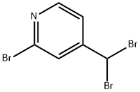 2-bromo-4-(dibromomethyl)pyridine Struktur