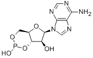 9-(3,5-O-PHOSPHINYLIDENE-D-ARABINOFURANOSYL)-9H-PURIN-6-AMINE Struktur