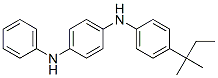 N-[4-(1,1-dimethylpropyl)phenyl]-N'-phenylbenzene-1,4-diamine Struktur