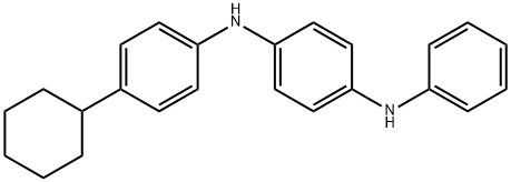 N-(4-cyclohexylphenyl)-N'-phenylbenzene-1,4-diamine Struktur