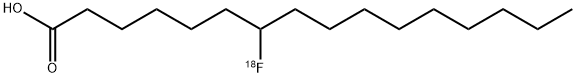 7-fluoropalmitic acid Struktur