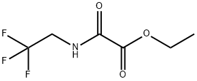 Acetic acid, 2-oxo-2-[(2,2,2-trifluoroethyl)amino]-, ethyl ester Struktur