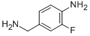 4-(AMINOMETHYL)-2-FLUOROANILINE Struktur