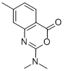 2-(dimethylamino)-7-methyl-4H-3,1-benzoxazin-4-one Struktur