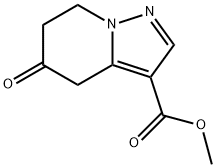 METHYL 5-OXO-4,5,6,7-TETRAHYDROPYRAZOLO[1,5-A]PYRIDINE-3-CARBOXYLATE Struktur