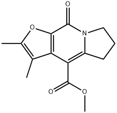 METHYL 2,3-DIMETHYL-8-OXO-5,6,7,8-TETRAHYDRO-1-OXA-7A-AZAINDACENE-4-CARBOXYLATE Struktur