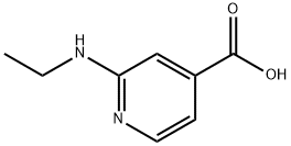 2-(Ethylamino)isonicotinic acid Struktur