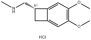 (1S)-4,5-Dimethoxy-1-[(methylamino)methyl]benzocyclobutane hydrochloride Structure