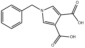 1-Benzyl-3,4-dicarboxy-1H-pyrrole Struktur