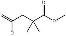 METHYL 4-CHLORO-2,2-DIMETHYL-4-PENTENOATE Struktur