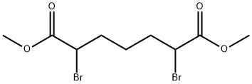 DIMETHYL 2,6-DIBROMOHEPTANEDIOATE Struktur