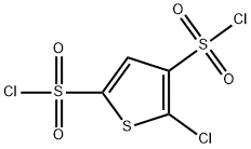 5-CHLOROTHIOPHENE-2,4-DISULFONYL DICHLORIDE Struktur