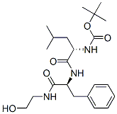 N-tertiary-butyloxycarbonyl-leucyl-phenylalanine-ethanolamide Struktur