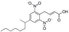 2,6-DINITRO-4-(1-METHYLHEPTYL)-PHENYLCROTONATE Struktur