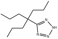 5-(1,1-Dipropylbutyl)-5H-tetrazole Struktur