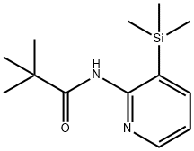 2,2-DIMETHYL-N-(3-TRIMETHYLSILANYL-PYRIDIN-2-YL)-PROPIONAMIDE Struktur